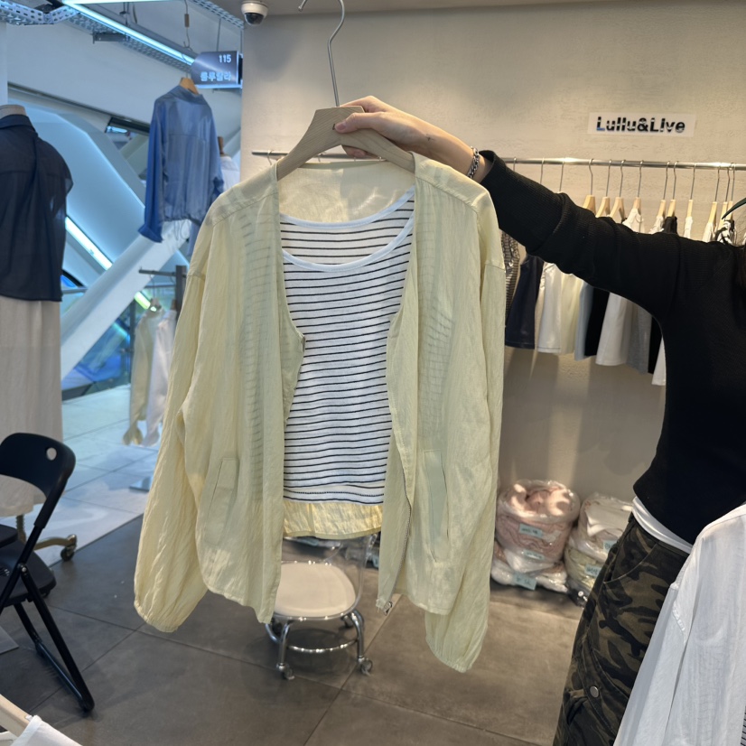 LULULALLA韓國代購㊣女士新品職業時尚休閑推薦套裝套裝雪紡LULULALLA套裝圖色2