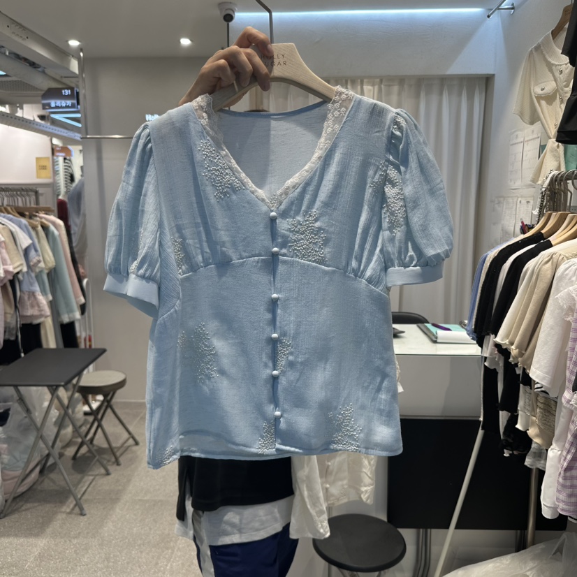 PIT A PAT韓國直郵㊣女士新款真品職業熱賣人氣襯衫蕾絲衫PIT A PAT襯衫/蕾絲衫圖色2