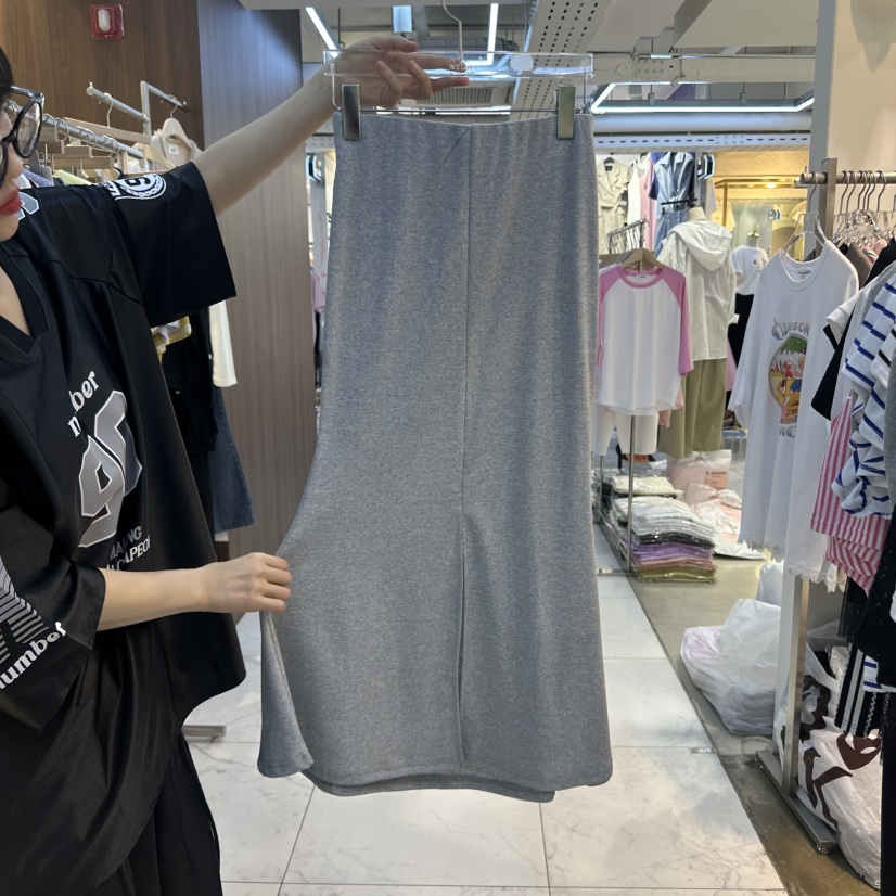 BLUE BANANA韓國代購㊣女裝新款人氣熱賣休閑職業25春夏長裙BLUE BANANA長裙
