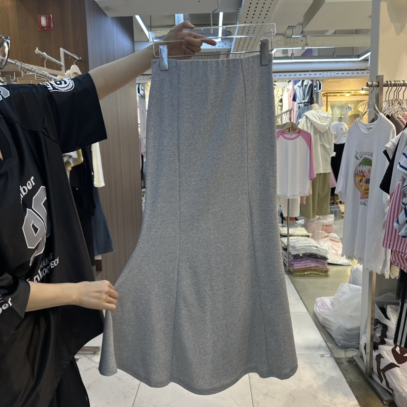 BLUE BANANA韓國代購㊣女裝新款人氣熱賣休閑職業25春夏長裙BLUE BANANA長裙