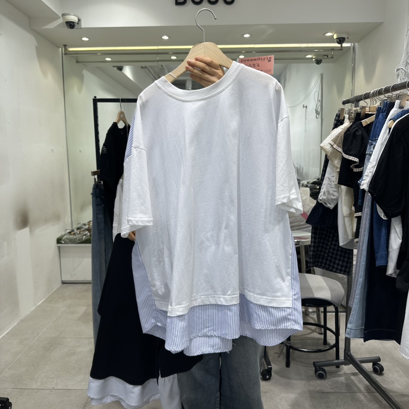 DREAM GIRIS韓國代購㊣女士新品熱賣時尚真品推薦25春夏T恤DREAM GIRIS/HOT PLACET恤圖色1