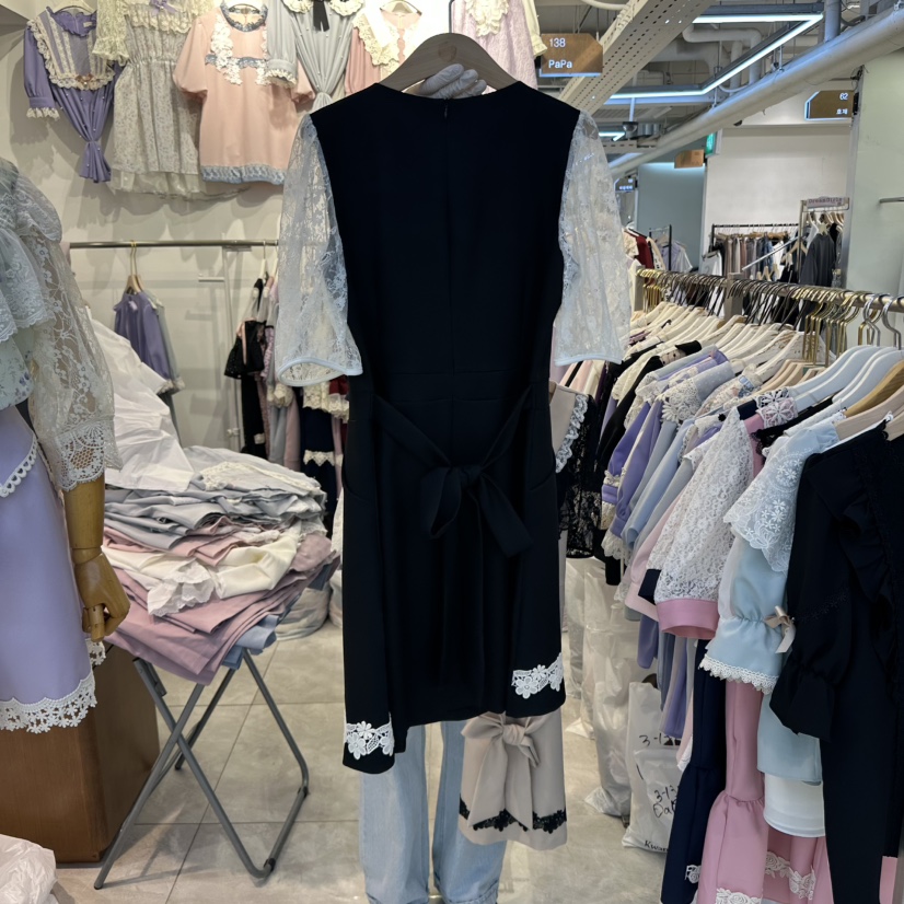PAPA韓國代購㊣女士新款25春夏真品熱賣職業推薦休閑連衣裙PAPA連衣裙