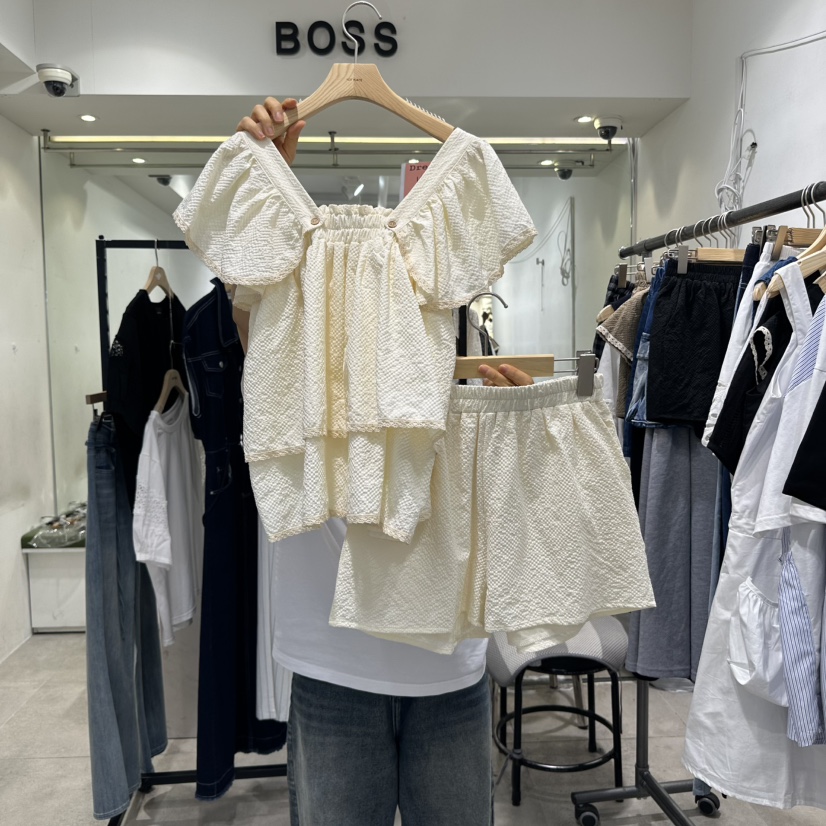 DREAM GIRIS東大門㊣代購女裝新品25春夏真品休閑套裝套裝DREAM GIRIS/HOT PLACE套裝圖色2