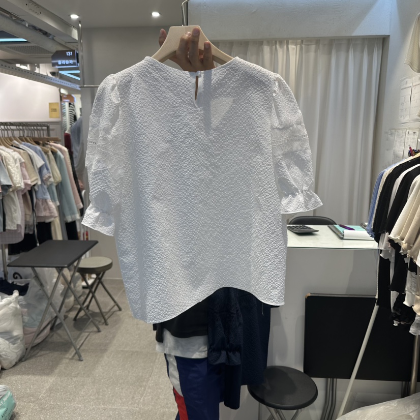 PIT A PAT東大門㊣實拍女裝新品職業熱賣時尚休閑襯衫蕾絲衫PIT A PAT襯衫/蕾絲衫
