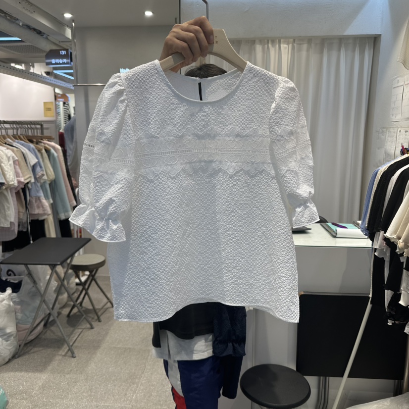 PIT A PAT東大門㊣實拍女裝新品職業熱賣時尚休閑襯衫蕾絲衫PIT A PAT襯衫/蕾絲衫