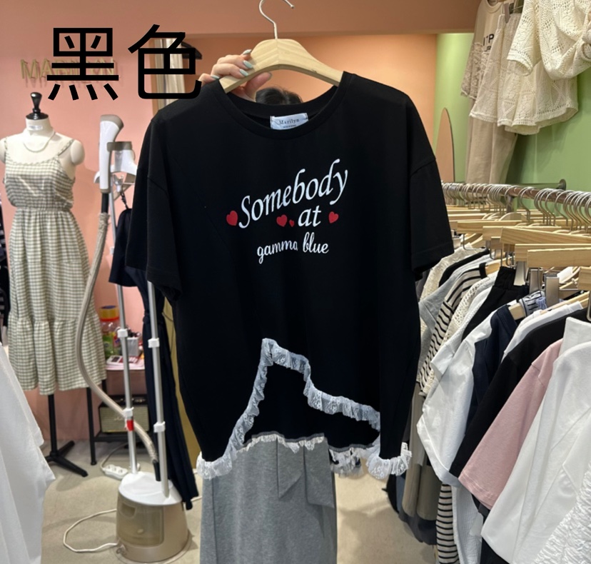 MARILYN韓國直郵㊣女士新款時尚熱賣休閑真品人氣推薦職業T恤MARILYNT恤圖色3