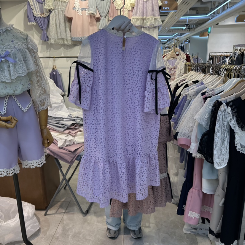 PAPA韓國直郵㊣女士新款職業時尚熱賣推薦人氣真品25春夏連衣裙PAPA連衣裙