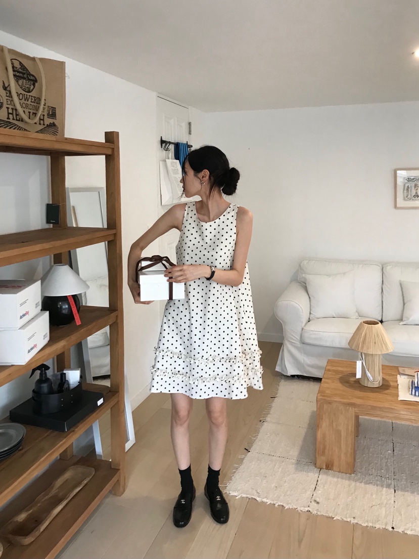 ME MO韓國代購㊣女士新品休閑25春夏時尚推薦職業熱賣連衣裙ME MO連衣裙