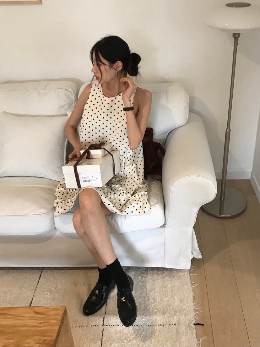 ME MO韓國代購㊣女士新品休閑25春夏時尚推薦職業熱賣連衣裙ME MO連衣裙