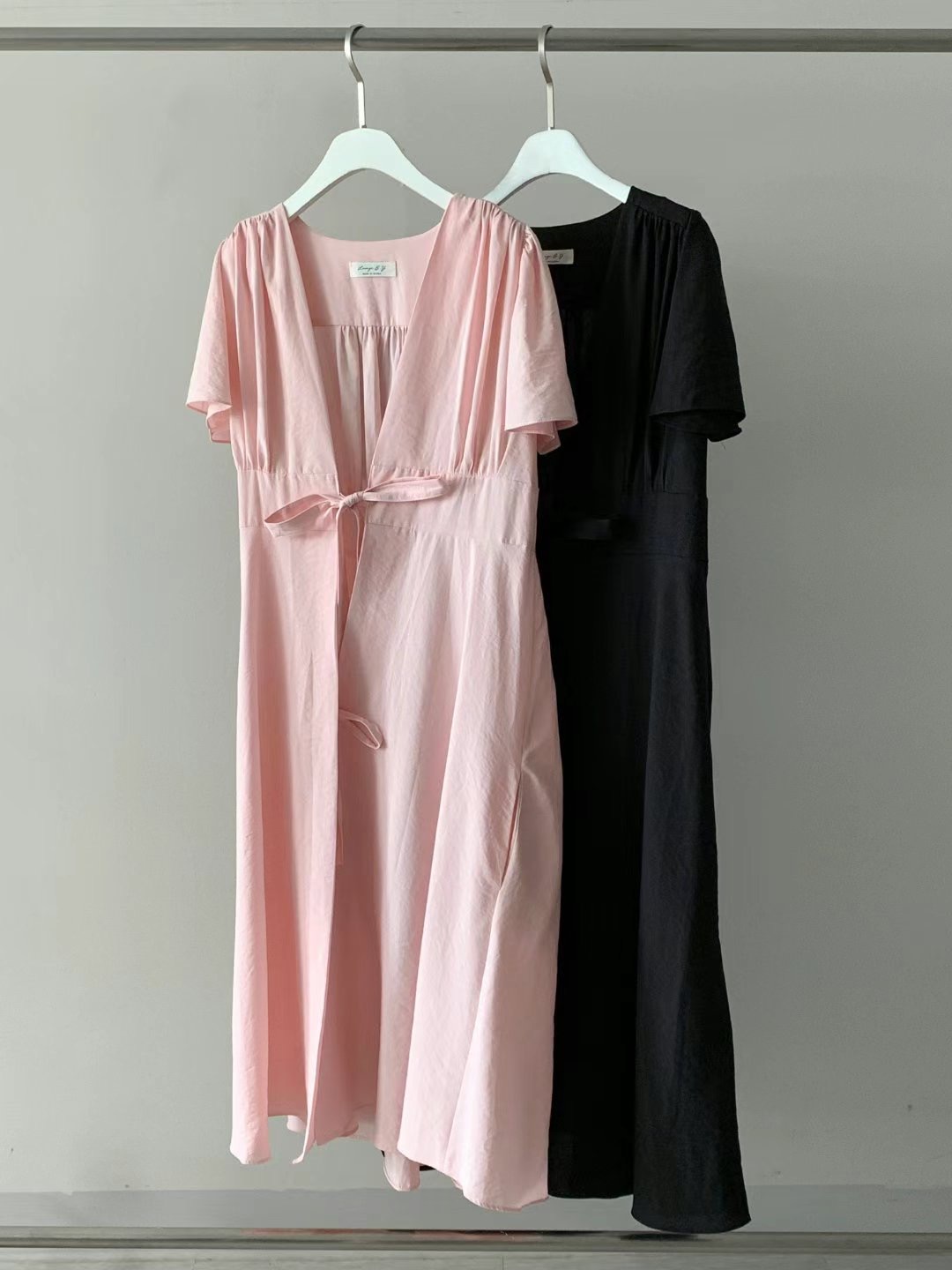 STYLE LOUNGE東大門㊣直郵女士新品推薦真品人氣連衣裙泡泡袖STYLE LOUNGE連衣裙圖色2左二色