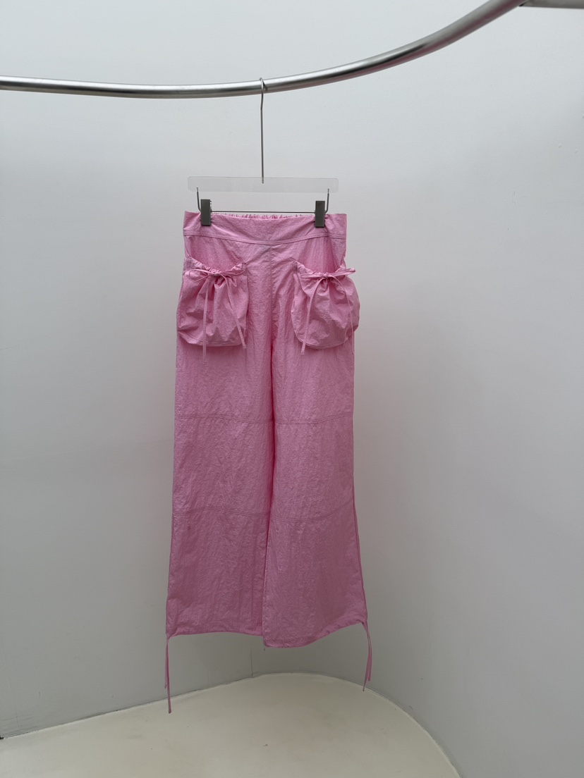 SEOLO韓國直郵㊣女裝新款休閑真品熱賣25春夏時尚休閑褲口袋Seolo seoul休閑褲