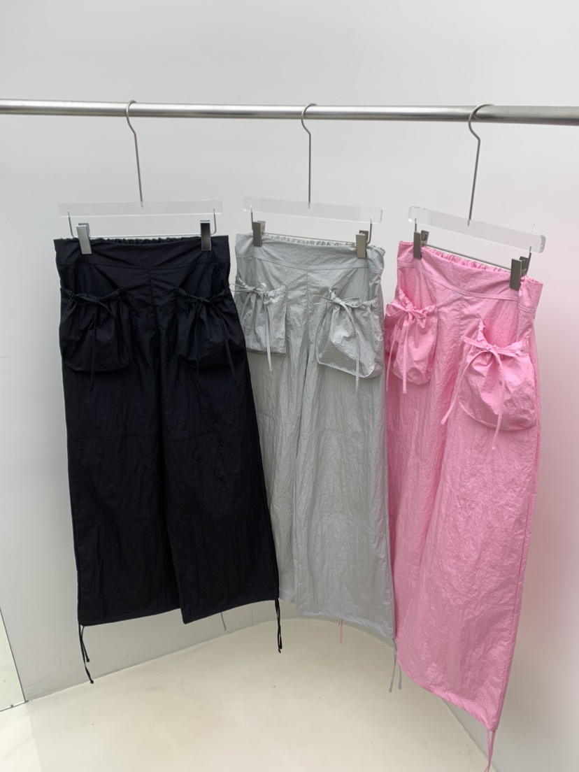 SEOLO韓國直郵㊣女裝新款休閑真品熱賣25春夏時尚休閑褲口袋Seolo seoul休閑褲