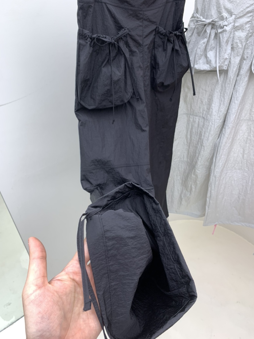 SEOLO韓國直郵㊣女裝新款休閑真品熱賣25春夏時尚休閑褲口袋Seolo seoul休閑褲