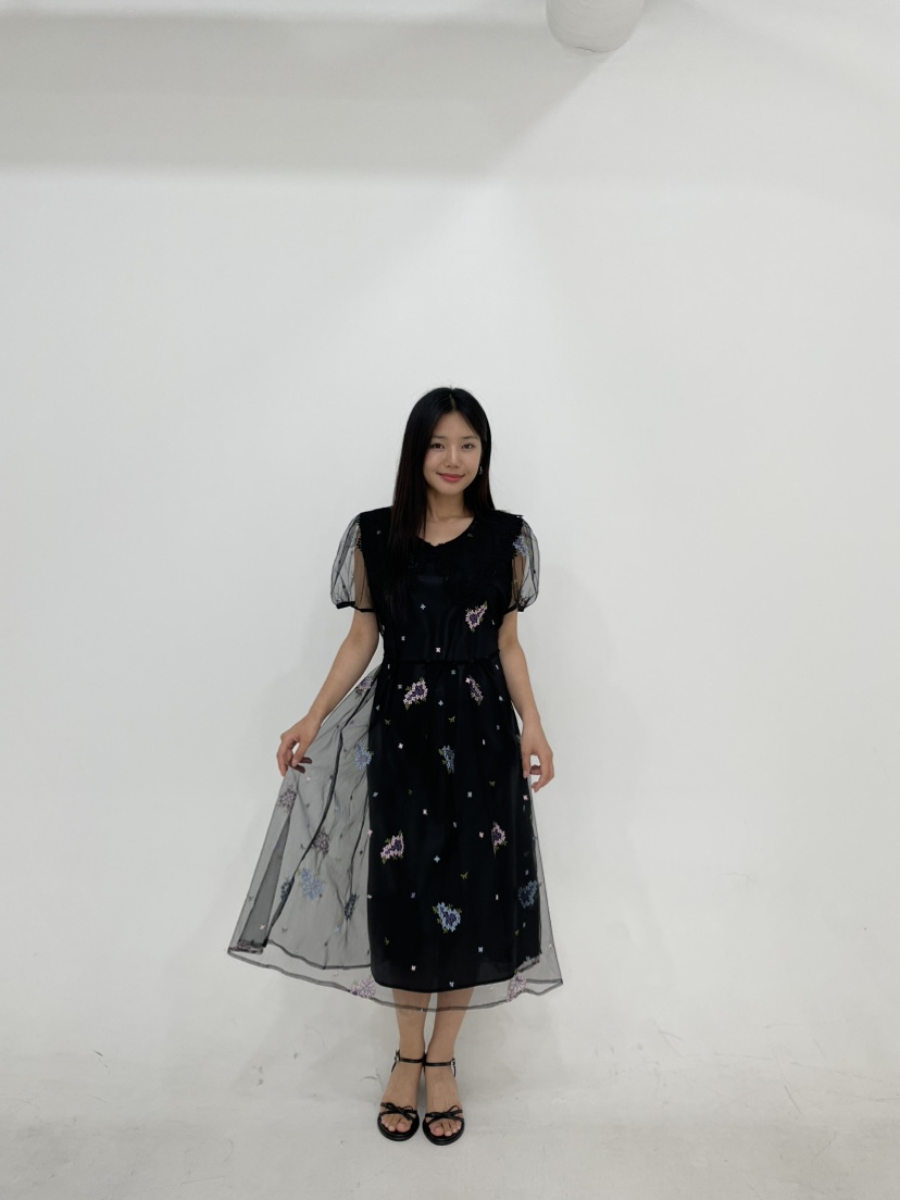 ANNA VERRY-P東大門㊣代購女士新款推薦熱賣職業連衣裙刺繡ANNA VERRY/BELIEVE連衣裙圖色1