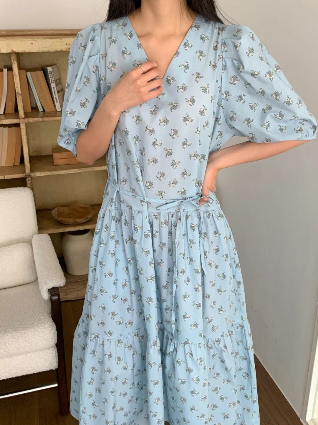 STYLE LOUNGE東大門㊣代購女裝新款熱賣25春夏真品休閑連衣裙STYLE LOUNGE連衣裙