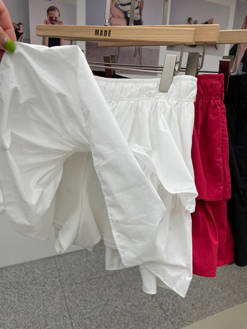 MADE-P東大門㊣代購女士新款25春夏熱賣推薦休閑真品人氣短裙MADE-P短裙