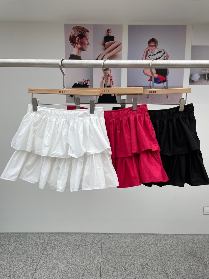 MADE-P東大門㊣代購女士新款25春夏熱賣推薦休閑真品人氣短裙MADE-P短裙