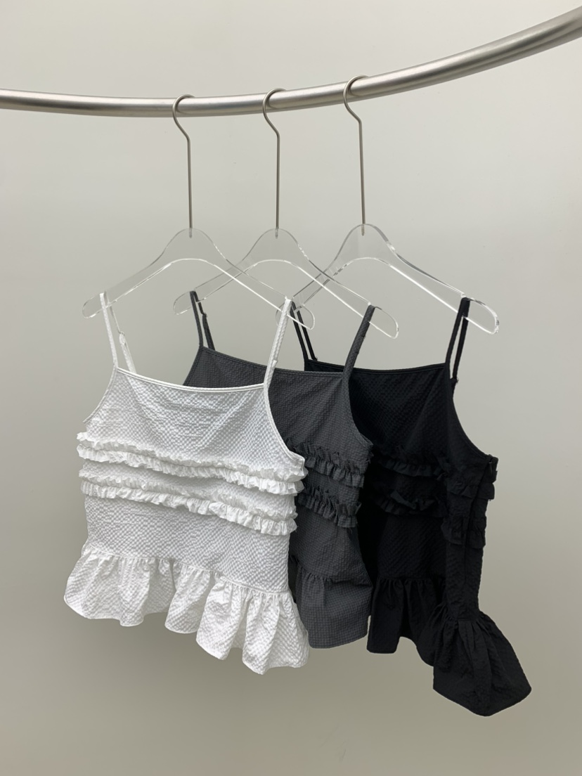 SEOLO東大門㊣實拍女士新品時尚人氣職業熱賣25春夏吊帶背心Seolo seoul吊帶/背心