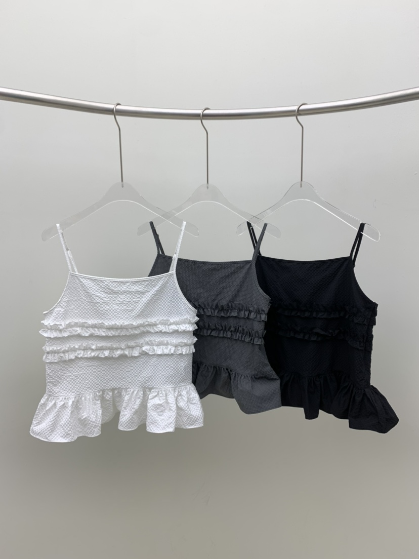 SEOLO東大門㊣實拍女士新品時尚人氣職業熱賣25春夏吊帶背心Seolo seoul吊帶/背心