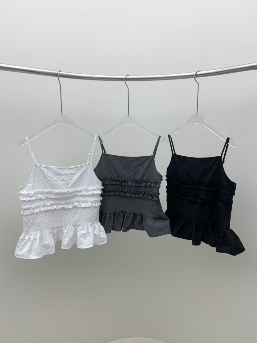 SEOLO東大門㊣實拍女士新品時尚人氣職業熱賣25春夏吊帶背心Seolo seoul吊帶/背心
