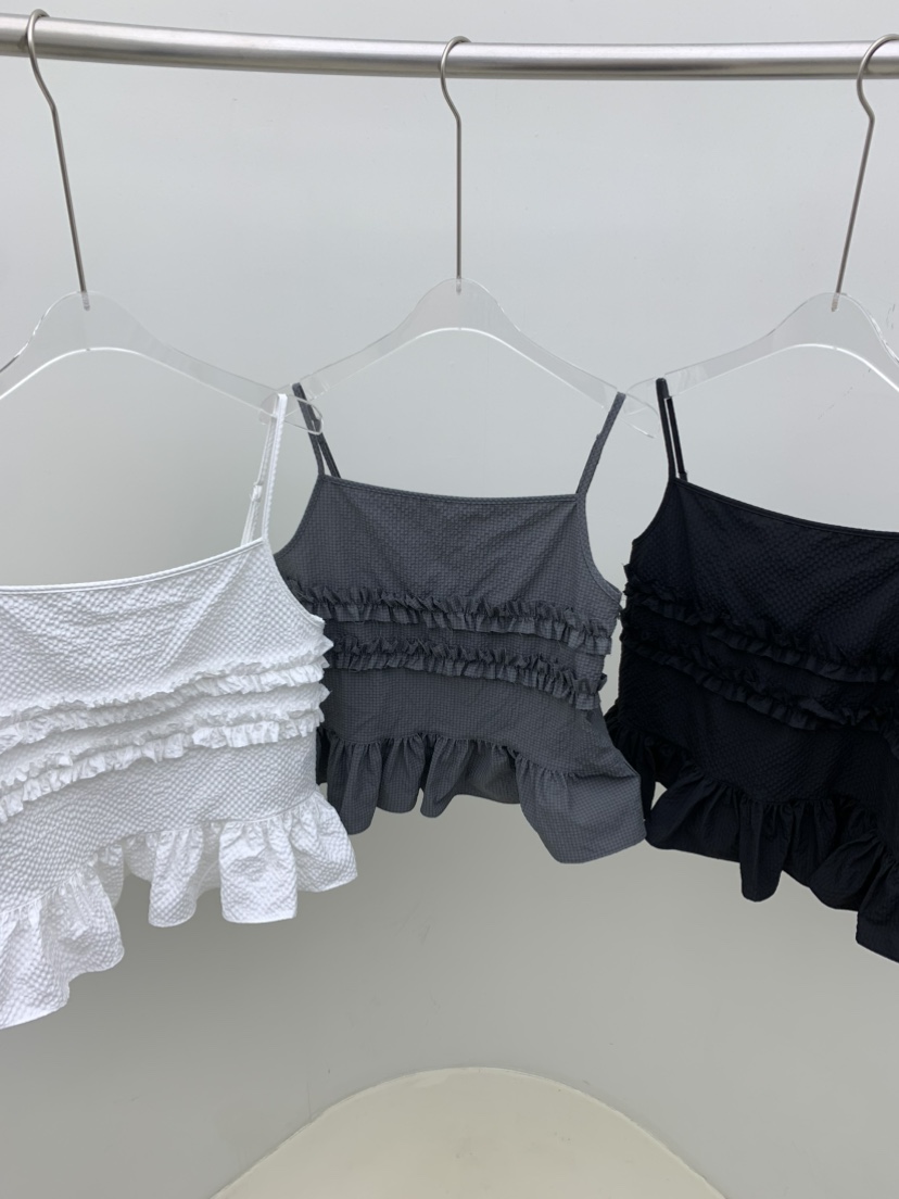 SEOLO東大門㊣實拍女士新品時尚人氣職業熱賣25春夏吊帶背心Seolo seoul吊帶/背心