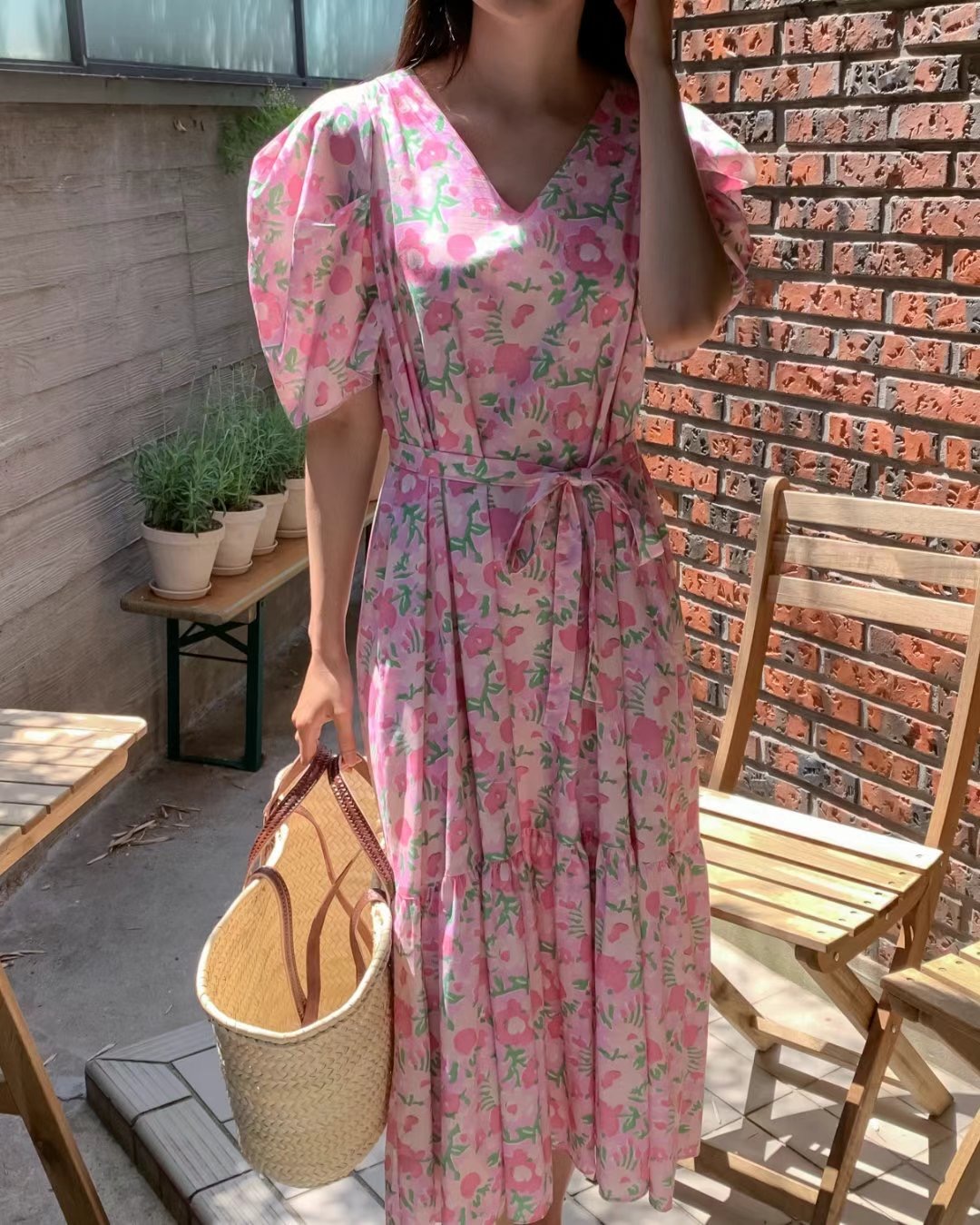 STYLE LOUNGE東大門㊣代購女士新款休閑25春夏職業人氣連衣裙STYLE LOUNGE連衣裙
