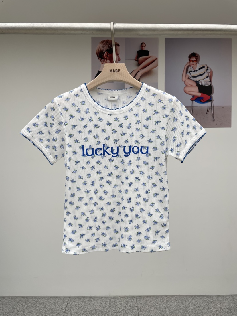 MADE-P東大門㊣實拍女士新品職業真品25春夏時尚熱賣推薦T恤MADE-PT恤圖色2