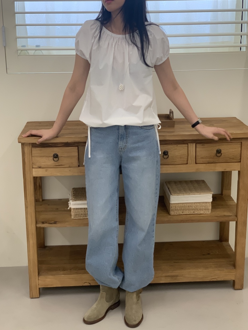 NOUVEAU東大門㊣直郵女士新款推薦時尚職業襯衫蕾絲衫棉質露肩NOUVEAU襯衫/蕾絲衫
