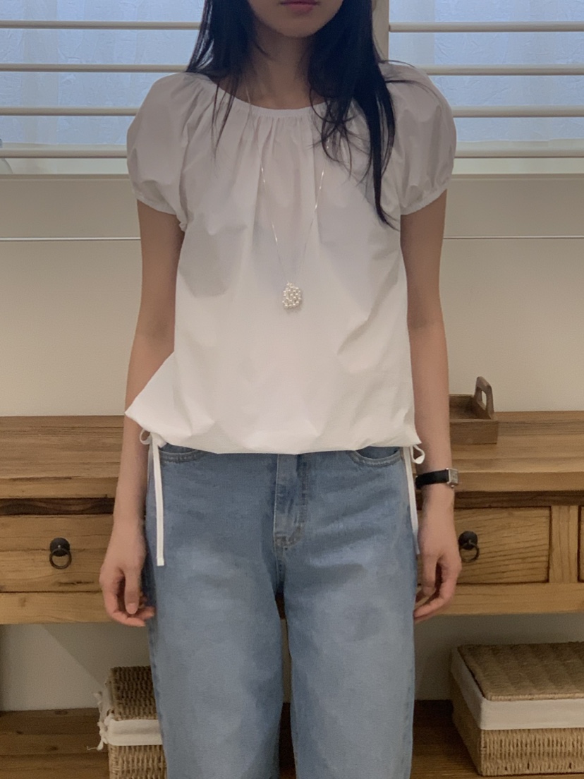 NOUVEAU東大門㊣直郵女士新款推薦時尚職業襯衫蕾絲衫棉質露肩NOUVEAU襯衫/蕾絲衫