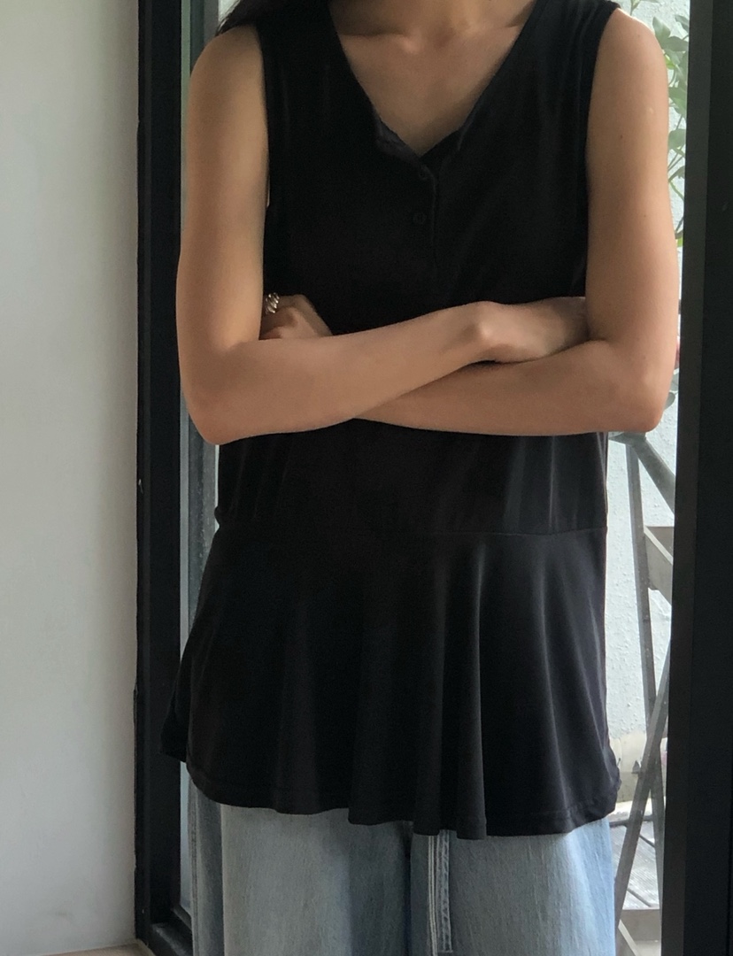 ONDO-P東大門㊣直郵女裝新款人氣熱賣25春夏吊帶背心莫代爾ONDO-P吊帶/背心圖色3