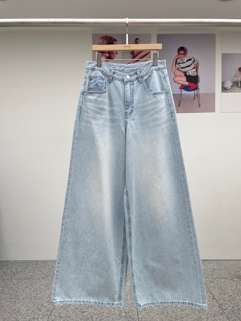 MADE-P東大門㊣代購女士新品推薦熱賣時尚職業真品25春夏牛仔褲MADE-P牛仔褲