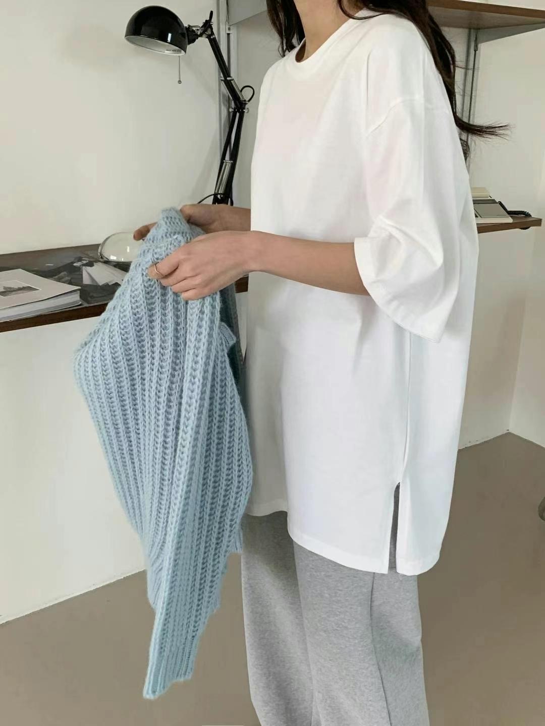 LEOPARD東大門㊣直郵女士新款25春夏休閑人氣真品推薦職業T恤LEOPARDT恤