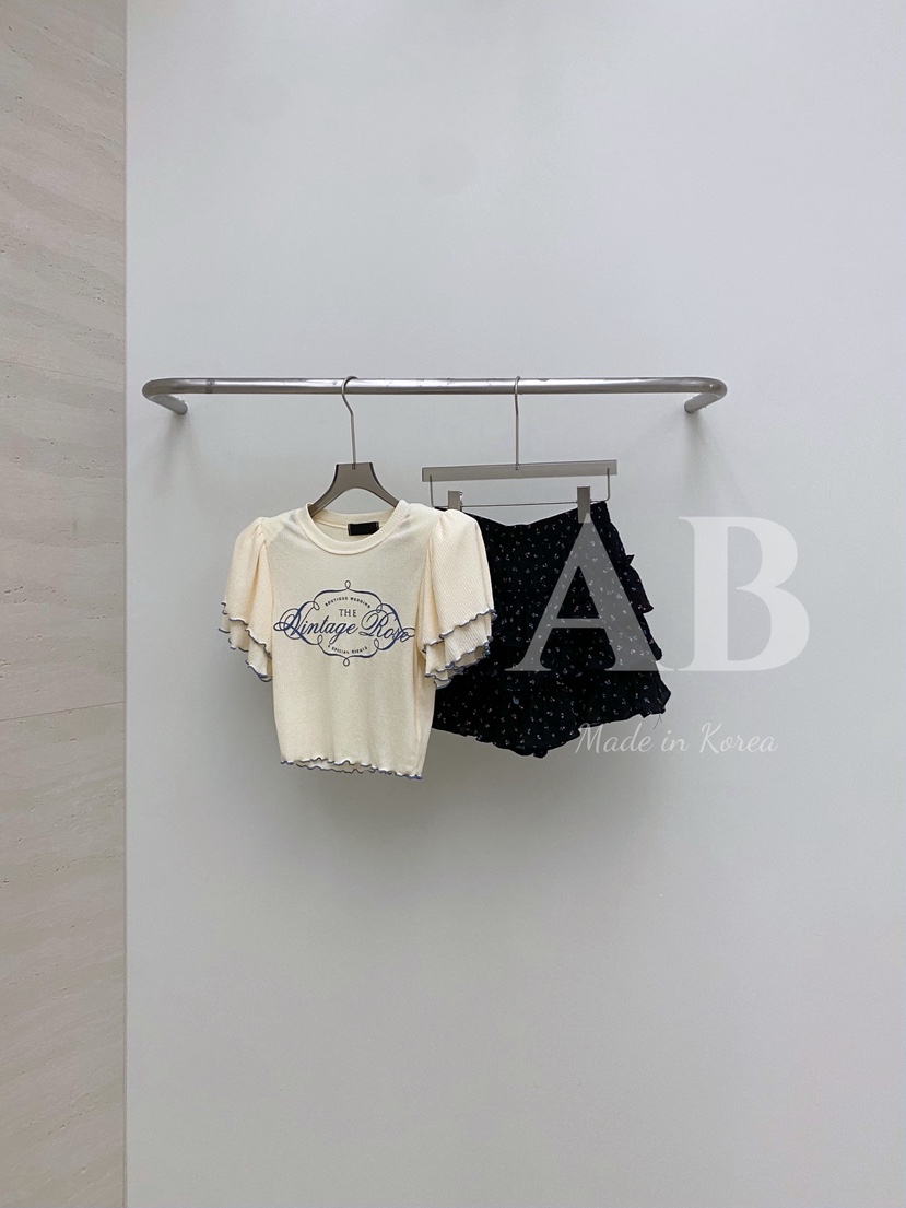 AB韓國直郵㊣女裝新款時尚休閑職業25春夏真品人氣推薦熱賣T恤ABT恤