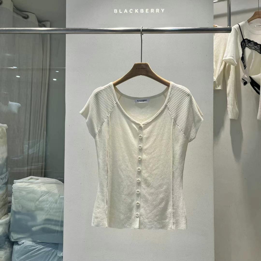 BLACKBERRY韓國代購㊣女裝新款人氣休閑時尚25春夏熱賣針織衫BLACKBERRY針織衫圖色3
