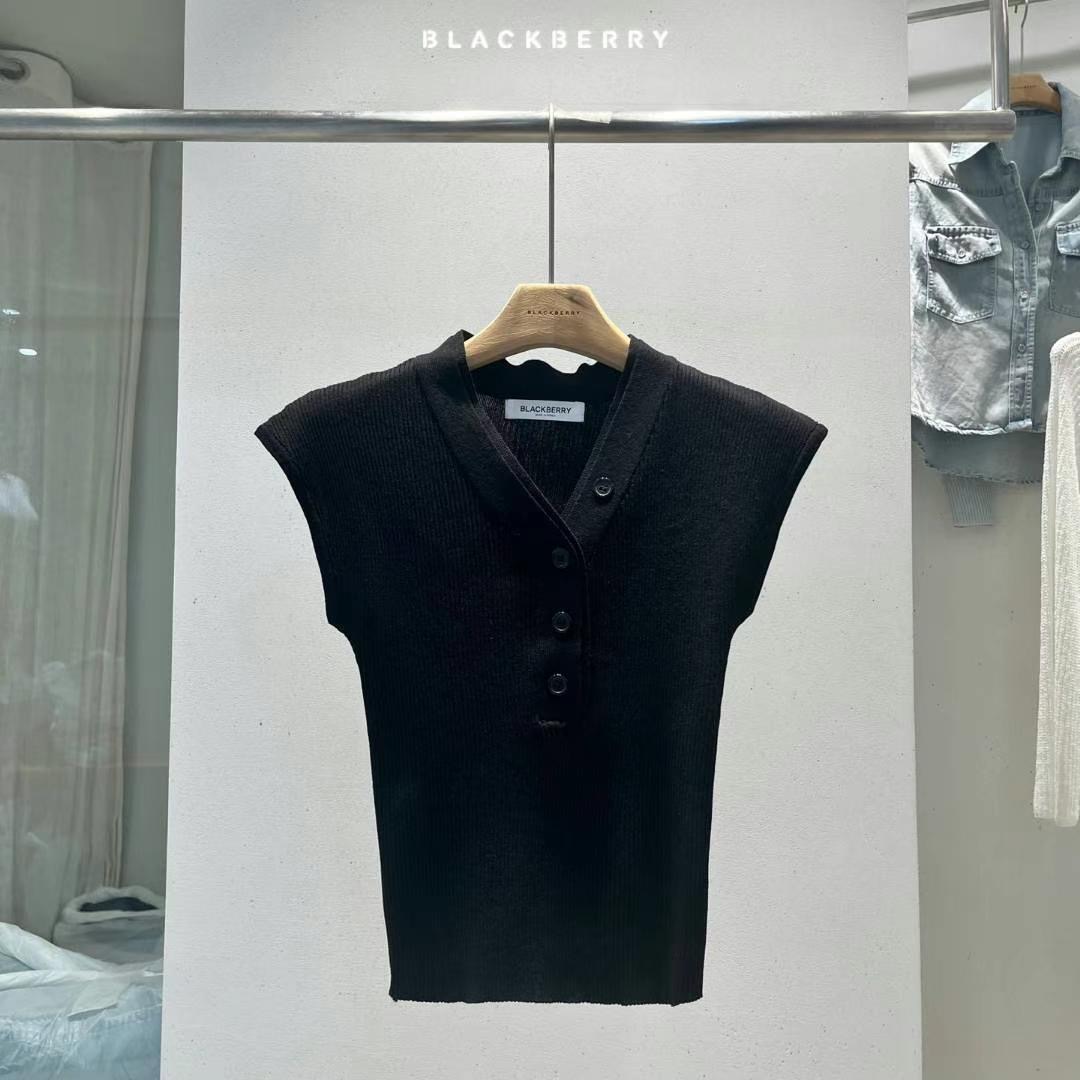 BLACKBERRY韓國直郵㊣女士新款熱賣時尚休閑25春夏推薦針織衫BLACKBERRY針織衫圖色3