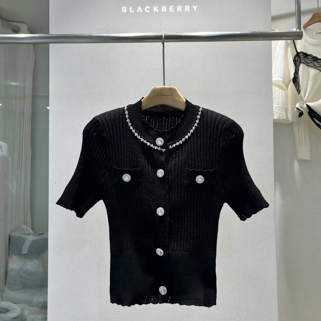 BLACKBERRY東大門㊣代購女裝新品熱賣人氣25春夏真品針織衫BLACKBERRY針織衫圖色3