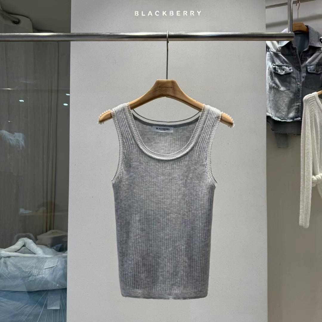 BLACKBERRY東大門㊣直郵女裝新品休閑25春夏真品職業吊帶背心BLACKBERRY吊帶/背心圖色3