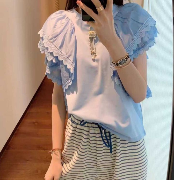 RICO東大門㊣實拍女士新品人氣熱賣時尚職業推薦25春夏真品T恤bling bling/RICOT恤