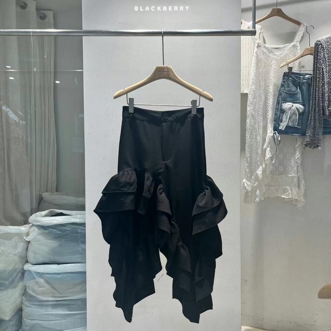BLACKBERRY東大門㊣直郵女裝新品時尚休閑職業半身裙中短裙BLACKBERRY半身裙/中短裙圖色2
