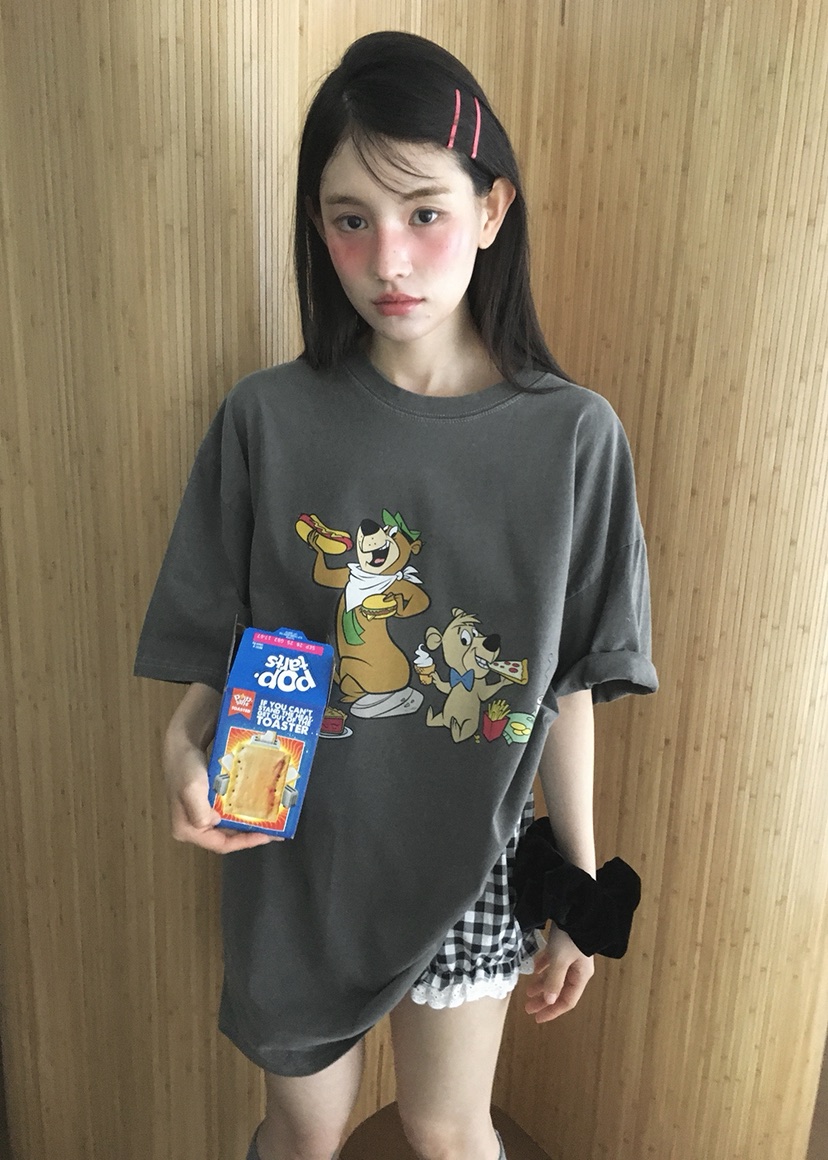 OURWAVE/OUR ROOM東大門㊣代購女裝新品人氣推薦25春夏T恤Our Wave/Our RoomT恤