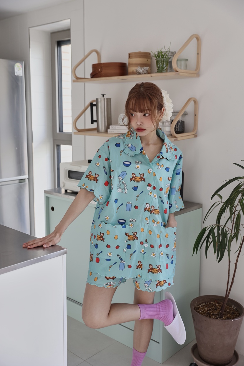 OURWAVE/OUR ROOM韓國直郵㊣女士新款職業推薦時尚休閑睡衣Our Wave/Our Room睡衣