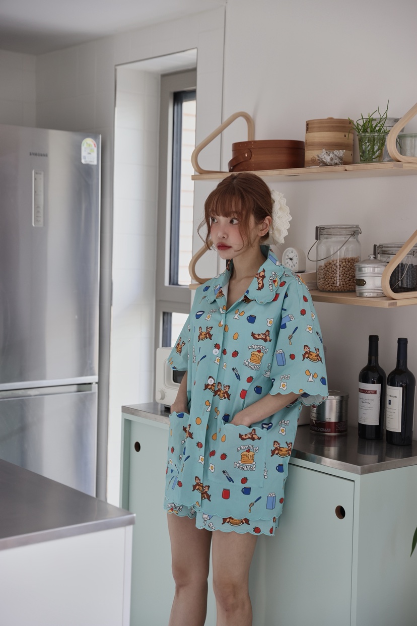 OURWAVE/OUR ROOM韓國直郵㊣女士新款職業推薦時尚休閑睡衣Our Wave/Our Room睡衣
