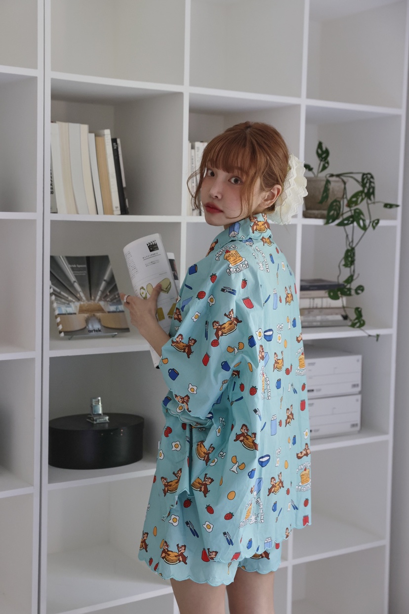 OURWAVE/OUR ROOM韓國直郵㊣女士新款職業推薦時尚休閑睡衣Our Wave/Our Room睡衣
