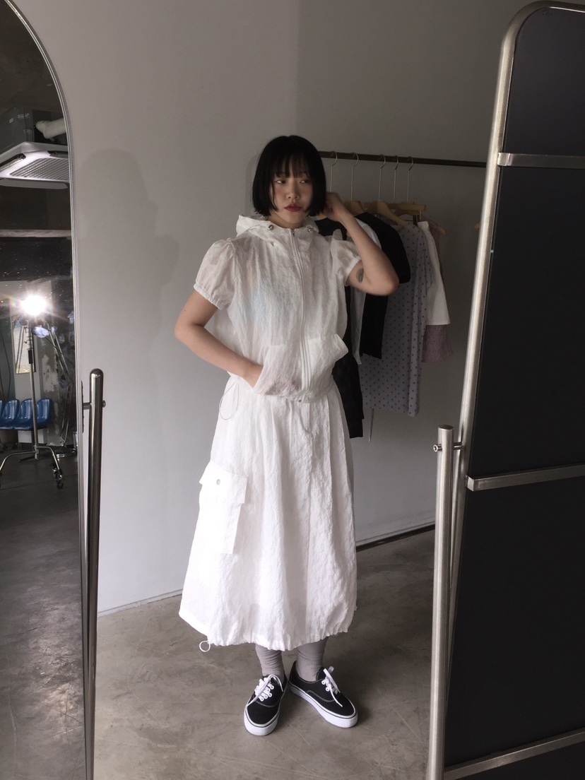 ARCHIVE-P東大門㊣直郵女裝新款25春夏時尚人氣夾克拉鏈連帽ARCHIVE-P夾克
