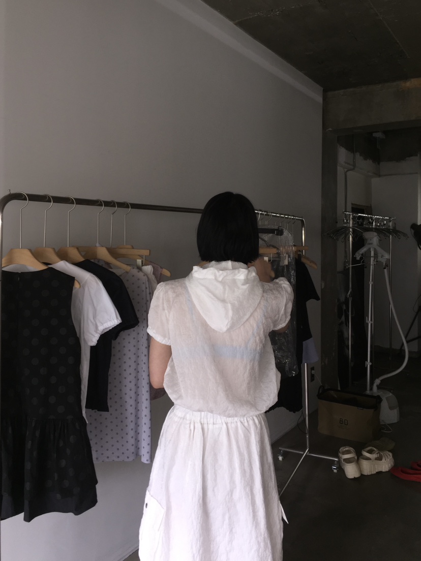 ARCHIVE-P東大門㊣直郵女裝新款25春夏時尚人氣夾克拉鏈連帽ARCHIVE-P夾克