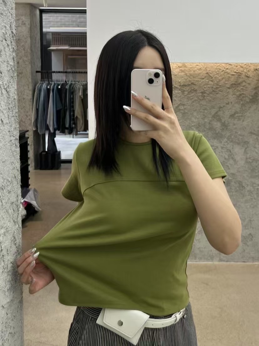 ROVENDI韓國直郵㊣女裝新款休閑時尚熱賣職業推薦人氣25春夏T恤ROVENDIT恤