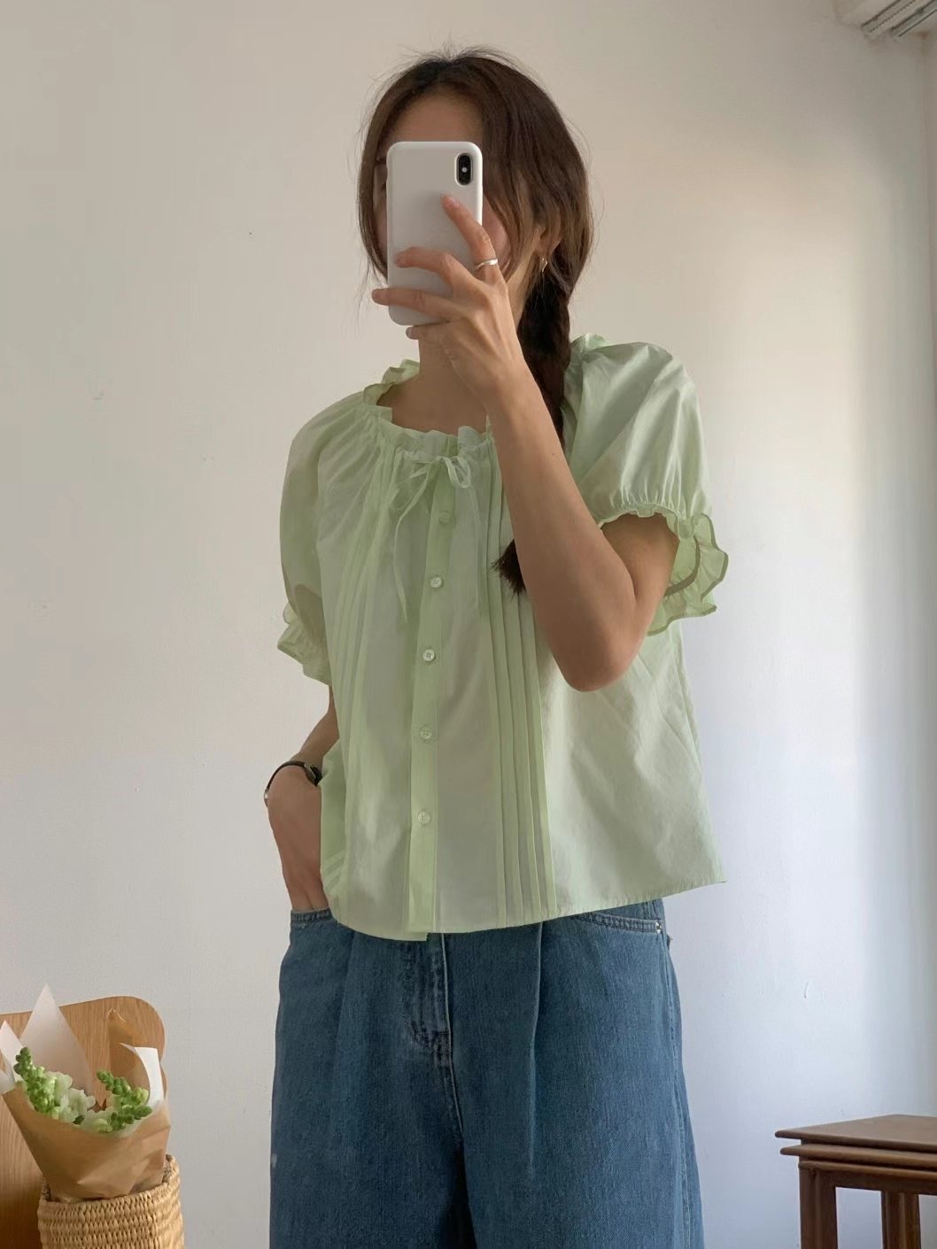 PANINI東大門㊣實拍女裝新品熱賣真品推薦人氣時尚襯衫蕾絲衫PANINI襯衫/蕾絲衫