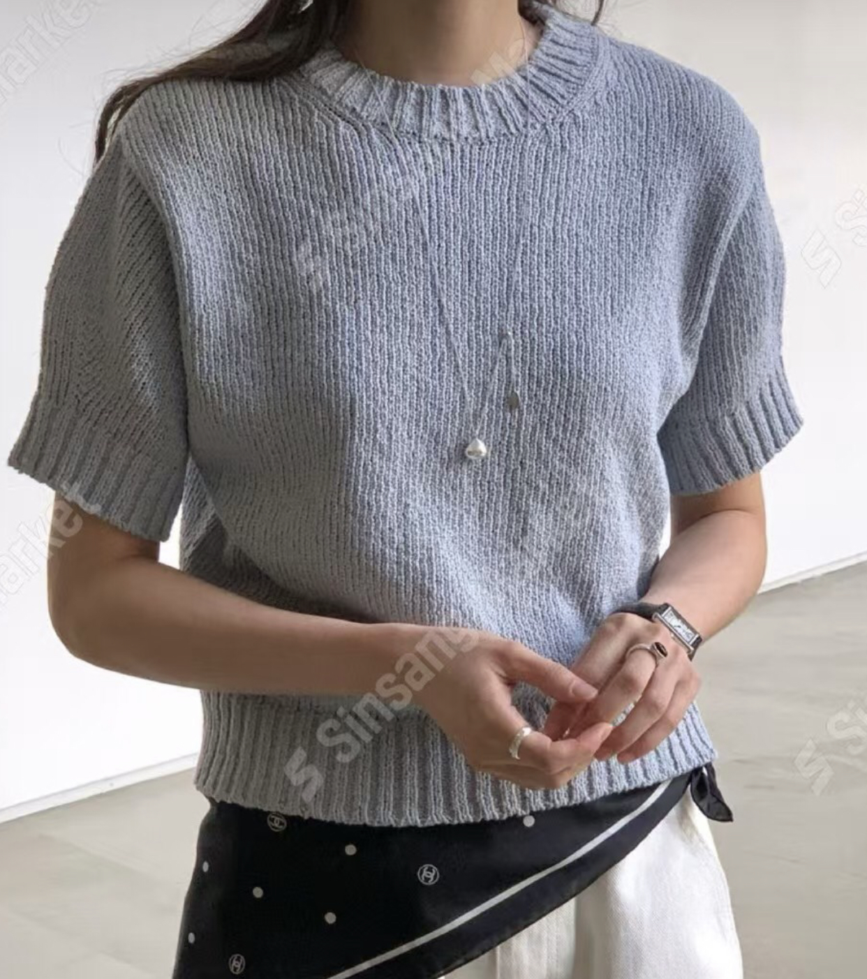 DAMBER東大門㊣實拍女裝新款時尚真品推薦熱賣人氣25春夏針織衫DAMBER針織衫