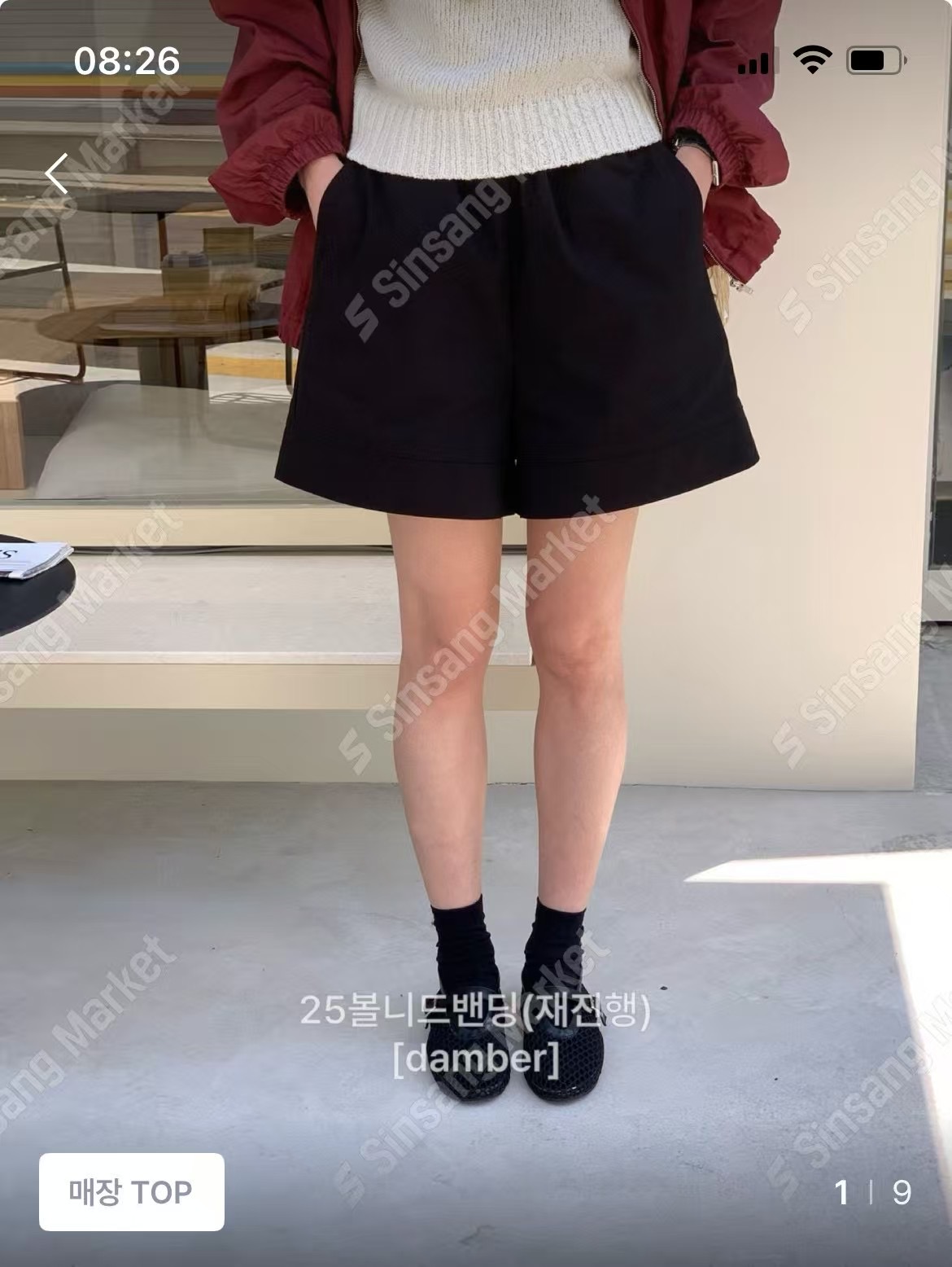 DAMBER東大門㊣實拍女士新品25春夏休閑職業時尚真品熱賣短褲DAMBER短褲圖色2