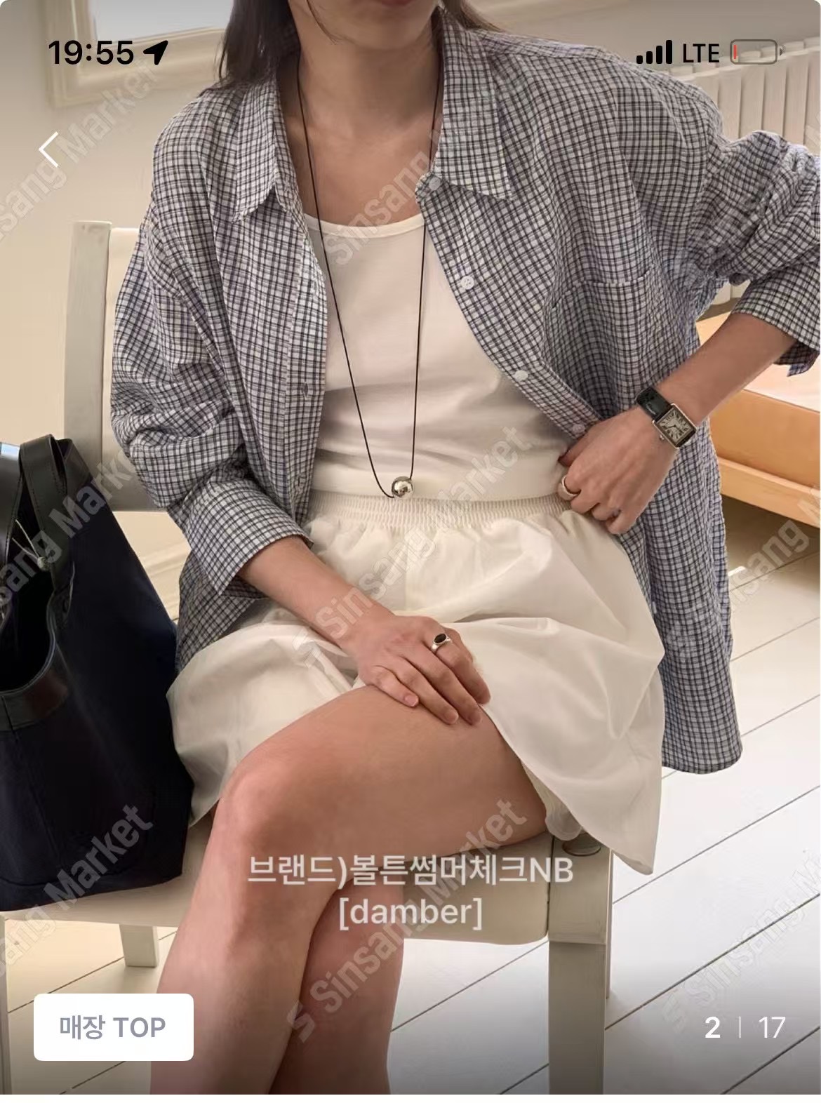 DAMBER東大門㊣代購女裝新款推薦休閑25春夏職業襯衫蕾絲衫DAMBER襯衫/蕾絲衫圖色2
